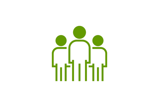 green icon, group of people